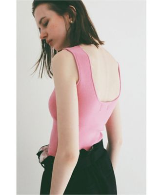 SQUARE TANK KNIT TOPS 10106ー2313 