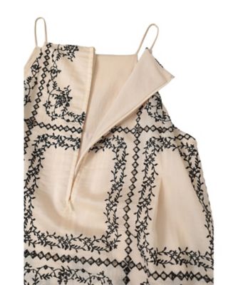 EMBROIDERY LACE CAMI ALL IN ONE