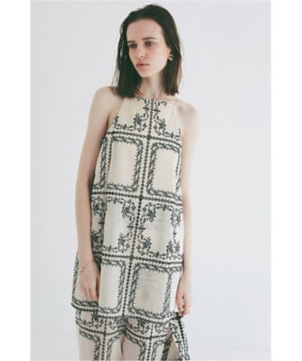 EMBROIDERY LACE CAMI ALL IN ONE