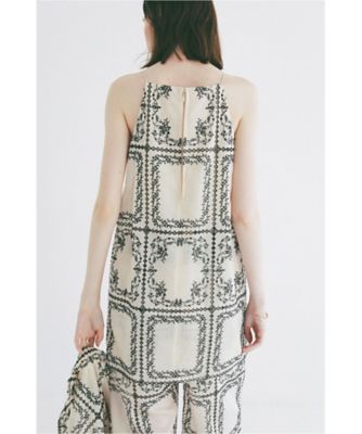 EMBROIDERY LACE CAMI ALL IN ONE