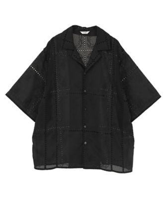 EMBROIDERY LACE BOX SHIRTS 10122ー