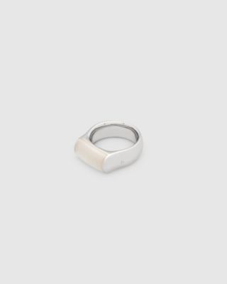 リング　Ｃｒｅｓｔ　Ｒｉｎｇ　Ｗｈｉｔｅ　ＭＯＰ