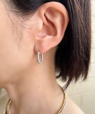 キャロリーナ・ブッチ　オーバルハギー　ピアス
