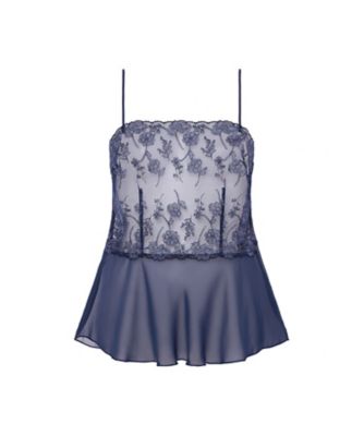 FLORALE by Triumph (Women)/フロラーレ バイ トリンプ フロラーレ リュクス5013 キャミソール FL5013 CAMI ブルーブラック 下着・靴下【三越伊勢丹/公式】