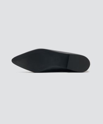 NEBI フラットパンプス 1．0cm BLACK 1024NAPPA