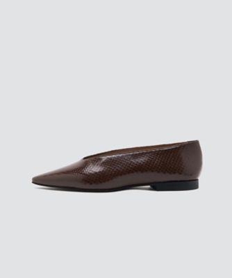 PPELLICO ペリーコ　NEBI ネビ　フラットパンプス NEBI フラットパンプス 1．0cm BROWNPYTHON