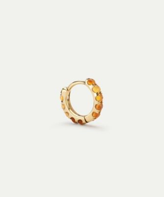 ＜H.P.FRANCE BIJOUX (Women)＞ウィー　バイ　ホワイトバード　カーネリアンピアス　※シングル　１０３２８０１－２５１００１１－０００１