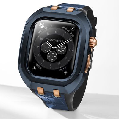ＣＬＡＳＳＩＣ　スマートウォッチケース　Ａｐｐｌｅ　Ｗａｔｃｈ　１０対応　４６ｍｍ　１０４６ＣＬ０４ＢＬＹＬＢＬＢ