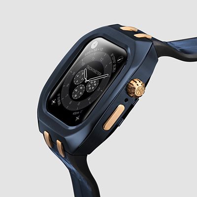 ＣＬＡＳＳＩＣ　スマートウォッチケース　Ａｐｐｌｅ　Ｗａｔｃｈ　１０対応　４６ｍｍ　１０４６ＣＬ０４ＢＬＹＬＢＬＢ