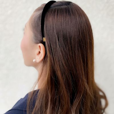 ヴェルベットリボン　カチューシャ