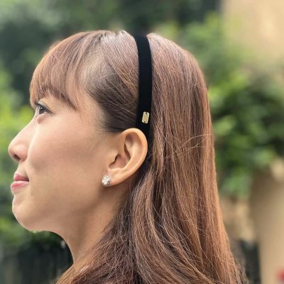 ヴェルベットリボン　カチューシャ