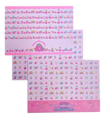 ＜Olor Japan (Women)＞■【受注商品】１２月上旬以降お届け　ＰＯＰ　ＰＩＮＫデザインペーパーセットＭＩＸイチゴのお家
