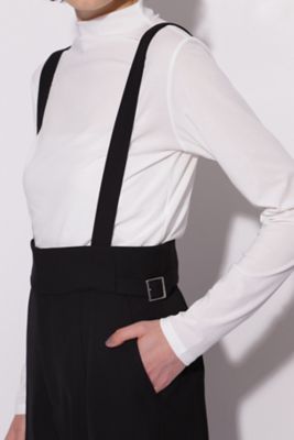 サスペンダー付きワイドパンツ ０２１２１３０２０７ 三越伊勢丹オンラインストア 公式