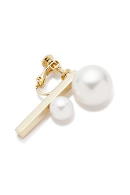 ツインパールピアス／イヤリング（０３１１１９０１５０）