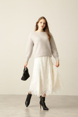 トリココムデギャルソン ☆フリルフレアスカート⑥ トリココムデギャルソンtricot COMME des GARCONS ブレード装飾