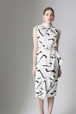 ◇ PINKY&DIANNE ジオメトリックプリントワンピース