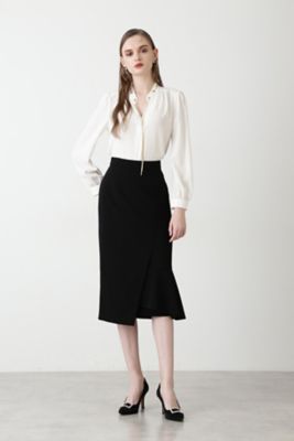 ◆ラリエットネックレスブラウス（０３１２２１０２１６）