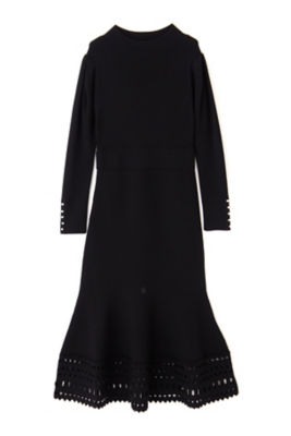 カットアウトマーメイドニットワンピース（0312247220