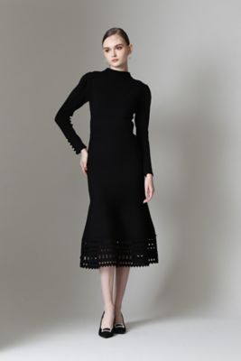 カットアウトマーメイドニットワンピース（0312247220