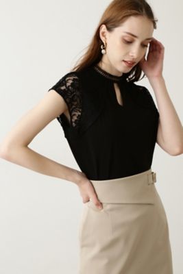 ◆レースコンビカットソー（０３１２２６０７０６）