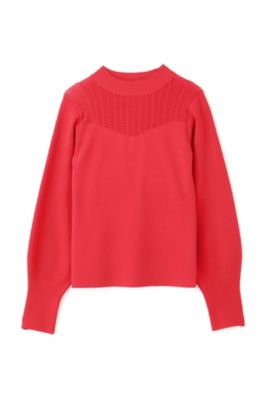 ◆透かし編みプルオーバーニット（０３１２２７０２２１）
