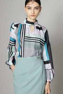 JILLSTUART 2023SS マルチストライププリントワンピース 美品-