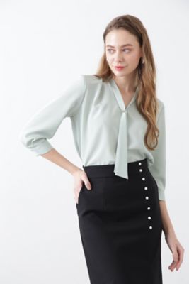 ◇メタルピン付き2WAYブラウス（0313110466