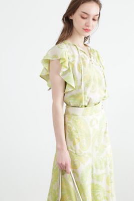 PINKY&DIANNE ペイズリープリント ブラウス＆スカート セール