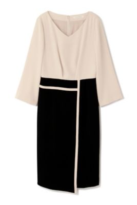 PINKY&DIANNE 美品　バイカラーブロックワンピース ◇バイカラーブロックワンピース（0313140345