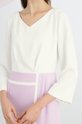 PINKY&DIANNE 美品　バイカラーブロックワンピース ◇バイカラーブロックワンピース（0313140345