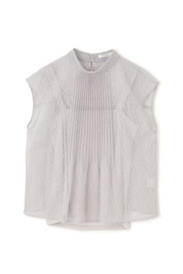 Pinky&amp;Dianne - PINKY&amp;DIANNE　ピンキー&amp;ダイアン　レースプリーツブラウス　グレー レースプリーツブラウス（0313210710