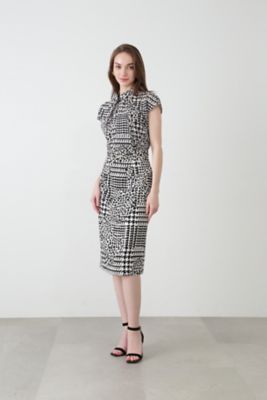 WEB限定］ハウンドトゥースプリントスカート（0313220790