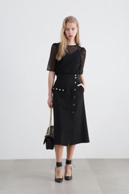 Pinky&Dianneメタルドットポイントスカート サイズ38 メタルドットポイントスカート（0313220823