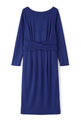 美品✨️PINKY&DIANNE ウエストベルトウールジャージーワンピース 千鳥柄 ◇ウエストベルトウールジャージーワンピース（0313240956