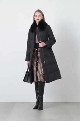 ◆［ＷＥＢ限定カラー］バイカラージャガードニットワンピース（０３１３２４７１２０）