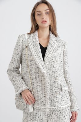 ピンキアンドダイアン✨トリコロールツイード　ジャケット ミックスツイードジャケット（0313250962） | PINKY&DIANNE