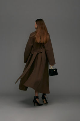 【新品】定価128,700円　レリアン　リバーコート　ブラウン　チェック　13＋ 新品】定価128,700円 レリアン リバーコート ブラウン チェック 13＋