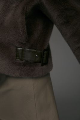 ピンキーアンドダイアン　フォーファーライダーブルゾン PINKY & DIANNE フォーファーライダースブルゾン ベージュ