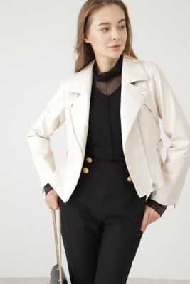 ◆フォーレザーライダースジャケット（０３１３２５９８３３）