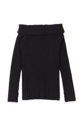 ◇オフショルダーニットプルオーバー（0313270075