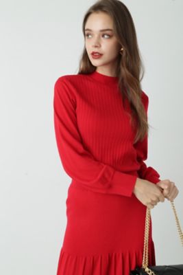 ◇パフスリーブニットアッププルオーバー（0313270219