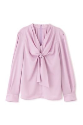 【美品】PINKY & DIANNE ペイズリープリントブラウス ライム38 美品】PINKY & DIANNE ペイズリープリントブラウス ライム38