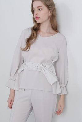 ＜PINKY&DIANNE＞◆バックボリュームセットアップブラウス（０３１４１１０１１３）