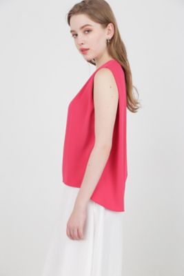 新品未使用ピンキーダイアンダブルサテンタックブラウス 新品未使用ピンキーダイアンダブルサテンタックブラウス