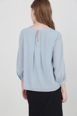 ◇タックスリットブラウス（0314110466） | PINKY&DIANNE