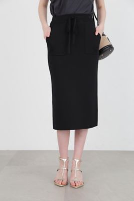 専用です シャネル 黒のポケット付きタイトスカート ◇パッチポケットニットタイトスカート（0314127474