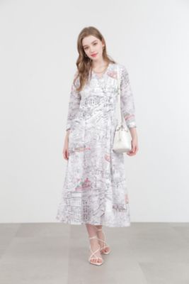 ◇ヨーロピアンシティスケープワンピース（0314140455