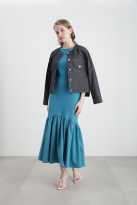 ◇タフタコンビニットワンピース（0314147353