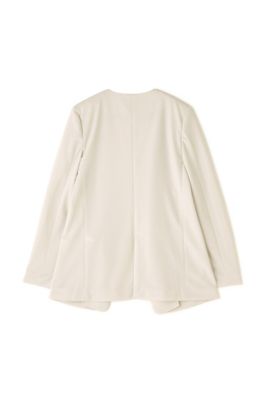 ジャージノーカラージャケット（０３１４１５０６０１）