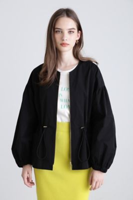 ◇タフタバルーンスリーブブルゾン（0314155234